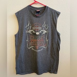 Grey Harley-Davidson Tank Top